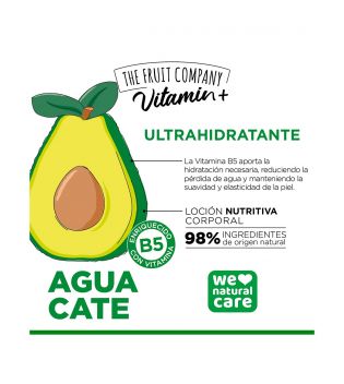 The Fruit Company - Loção Corporal Nutritiva Vitamin+ - Abacate