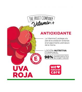 The Fruit Company - Loção Corporal Nutritiva Vitamin+ - Uva Vermelha