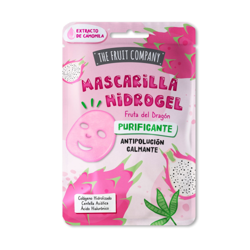 The Fruit Company - Máscara Facial Purificante de Hidrogel - Fruta do Dragão