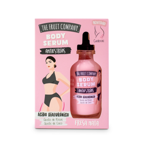 The Fruit Company - Soro corporal anti-estrias - Creme de morango