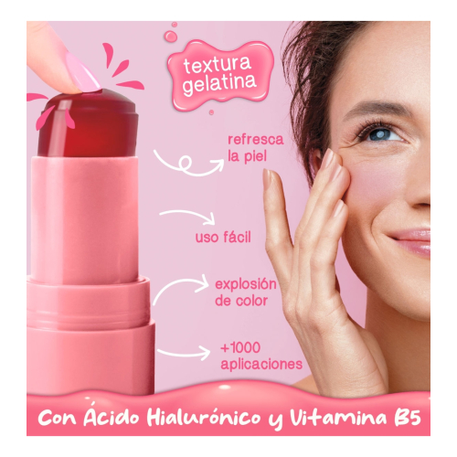 The Fruit Company - Jelly Lip e Cheek Tint - 01: Pêssego