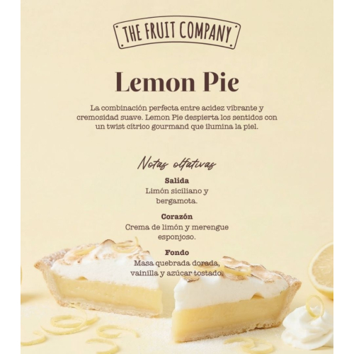 The Fruit Company - Vela Aromática Patisseries - Lemon Pie