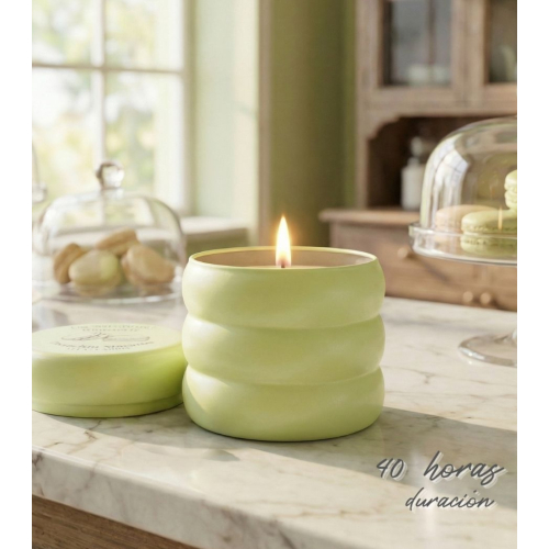 The Fruit Company - Vela Aromática Patisseries - Pistachio Macaron