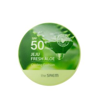 The Saem - *Jeju Fresh Aloe* - Maquiagem almofadada com protetor solar FPS 50+