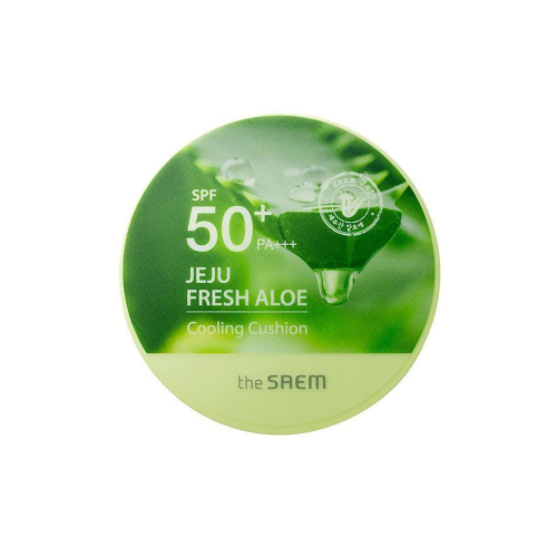 The Saem - *Jeju Fresh Aloe* - Maquiagem almofadada com protetor solar FPS 50+