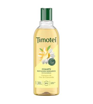 Timotei - Shampoo reflexos dourados de camomila - Cabelo loiro