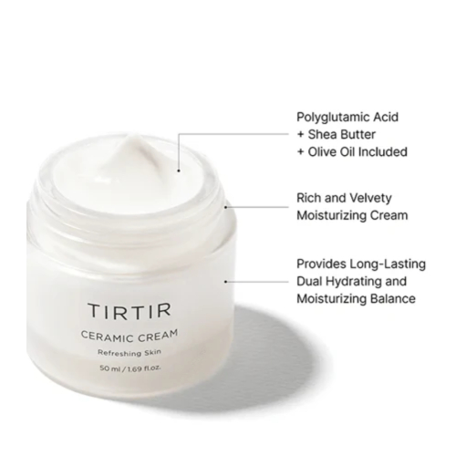 TIRTIR - Creme facial hidratante Ceramic Cream
