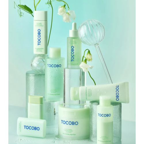 Tocobo - *Cica Calming* - Formato de sérum protetor solar facial SPF50 PA++++ - Pele sensível