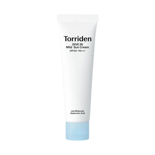 Torriden - *Dive In* - Creme solar facial com ácido hialurônico de baixo peso molecular SPF50 PA++++