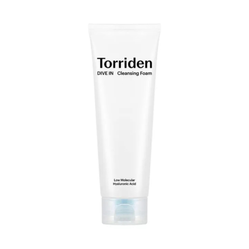 Torriden - *Dive In* - Espuma de limpeza com ácido hialurônico de baixo peso molecular