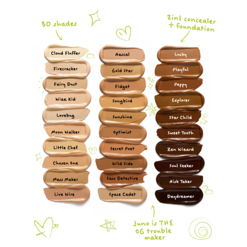 Trouble Maker - Base de maquiagem com acabamento matte Juno Full Coverage - Little Chef