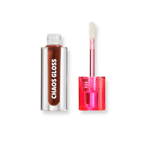 Trouble Maker - Brilho labial Chaos Gloss - Hopscotch Mahogany Nude