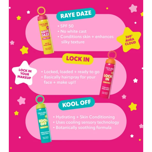 Trouble Maker - Bruma facial fixadora Extra Hold - Lock in