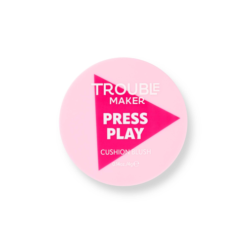 Trouble Maker - Blush Cushion Press Play - On Repeat Rosie Pink