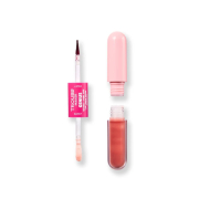 Trouble Maker  - Duo Lip Tint peel-off + Gloss Labial Genius - Brainwave Rose Pink