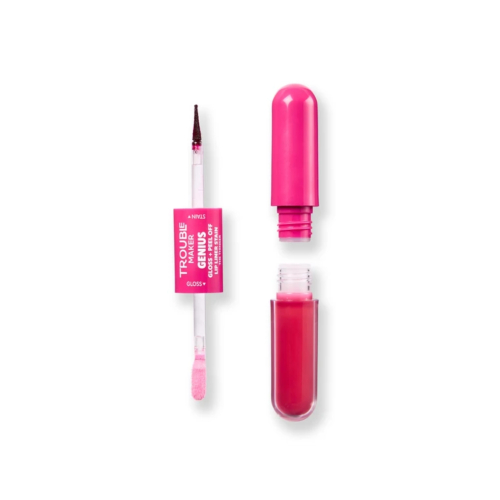 Trouble Maker - Duo Lip Tint peel-off + Gloss Labial Genius - The Thinker Deep Plum