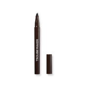 Trouble Maker - Lápis de Sobrancelha Fluffer Brow Brush Natural - Dark Brown