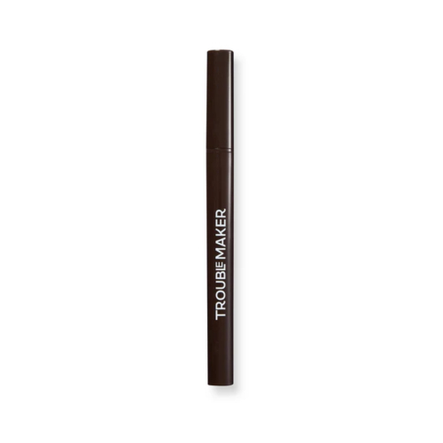 Trouble Maker - Lápis de Sobrancelha Fluffer Brow Brush Natural - Dark Brown