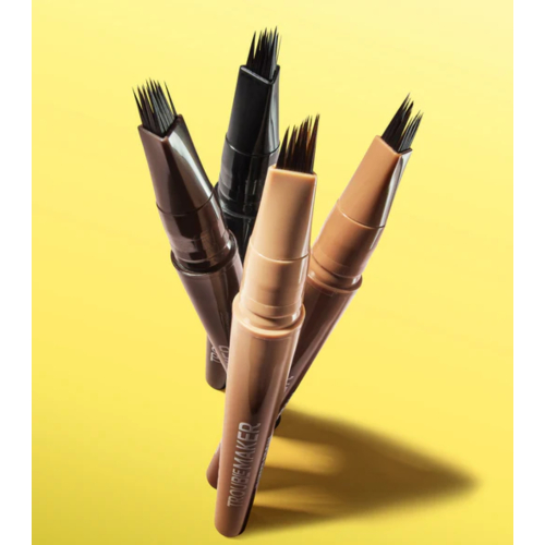 Trouble Maker - Lápis para Sobrancelhas Fluffer Brow Brush Natural - Dark Brown
