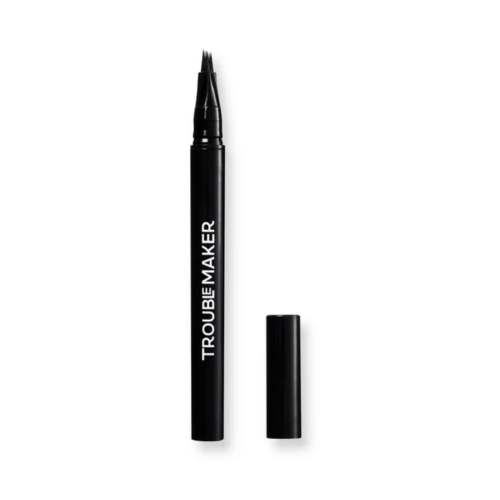 Trouble Maker - Lápis para Sobrancelhas Fluffer Brow Brush Natural - Soft Black