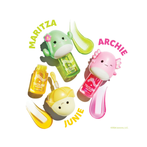 Trouble Maker - *Squishmallows* - Aceite labial Melt Down - Archie the Axolotl