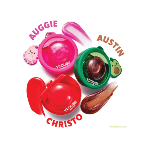 Trouble Maker - *Squishmallows* - Brilho labial Bubble - Auggie the Cuttlefish