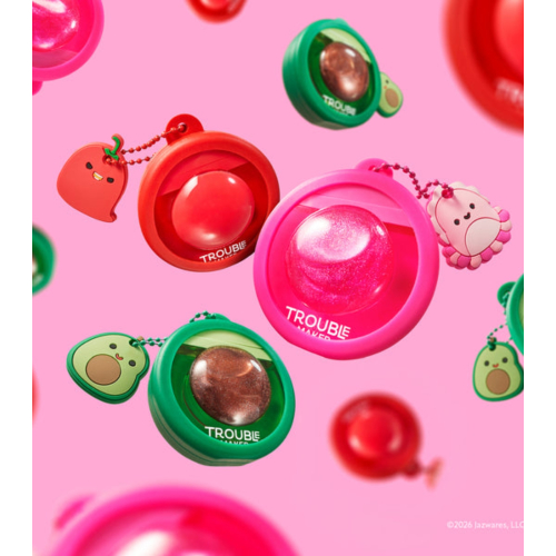 Trouble Maker - *Squishmallows* - Brilho labial Bubble - Austin the Avocado