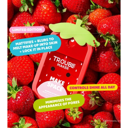 Trouble Maker - *Squishmallows* - Bruma facial fixadora - Scarlet the Strawberry