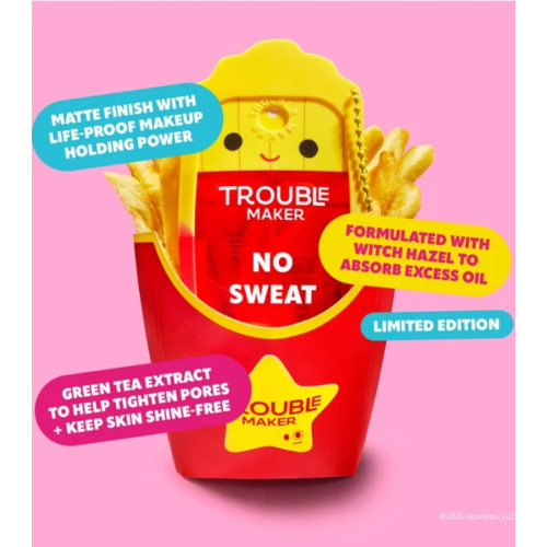 Trouble Maker - *Squishmallows* - Bruma facial fixadora - Floyd the French Fry