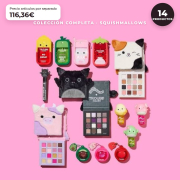 Trouble Maker x Squishmallows - Coleção Completa Edição Limitada - 14 Produtos: 3 Paletas de Sombras + Máscara de Pestanas + 3 Óleos Labiais + 3 Brilhos de Lábios + 4 Brumas Faciais