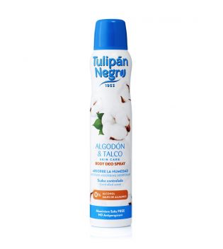 Tulipán Negro - *Skin Care* - Desodorante Deo Spray - Algodão e Talco