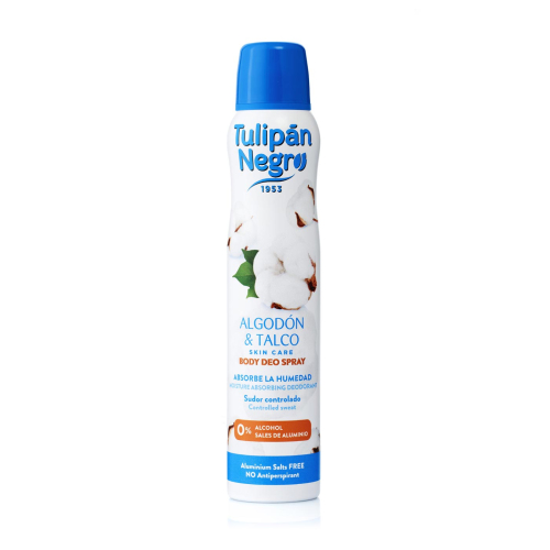 Tulipán Negro - *Skin Care* - Desodorante Deo Spray - Algodão e Talco