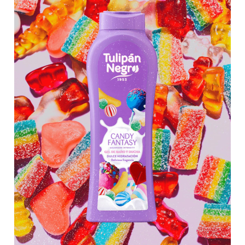Tulipán Negro - *Gourmand Intensity* - Gel de banho 650ml - Candy Fantasy