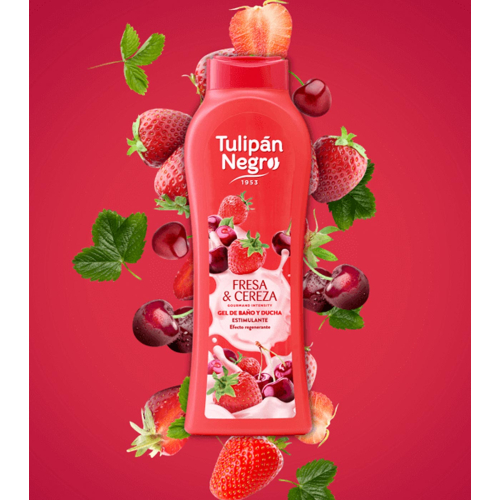 Tulipán Negro - *Gourmand Intensity* - Gel de banho 650ml - Fresa & Cereza