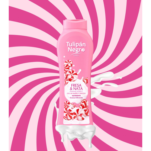 Tulipán Negro - *Gourmand Intensity* - Gel de banho 650ml - Fresa & Nata