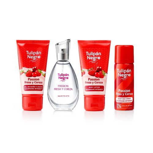 Tulipán Negro - *Gourmand Intensity* - Conjunto Presente - Passion Morango e Cereja