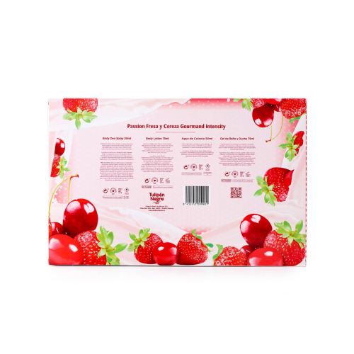 Tulipán Negro - *Gourmand Intensity* - Conjunto Presente - Passion Morango e Cereja