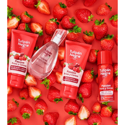 Tulipán Negro - *Gourmand Intensity* - Conjunto Presente - Passion Morango e Cereja