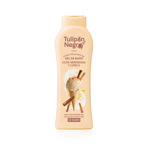 Tulipán Negro - *Yummy Cream Edition* - Gel de banho 650ml - Leche Merengada & Canela