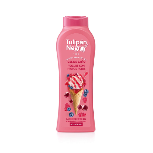Tulipán Negro - *Yummy Cream Edition* - Gel de banho 650ml - Yogurt con Frutos Rojos