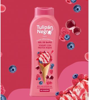 Tulipán Negro - *Yummy Cream Edition* - Gel de banho 650ml - Yogurt con Frutos Rojos