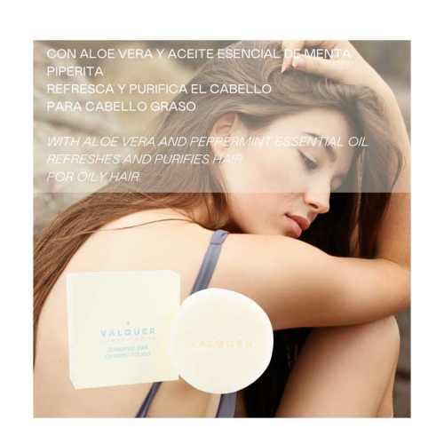 Valquer - Shampoo sólido Pure - Cabelos oleosos