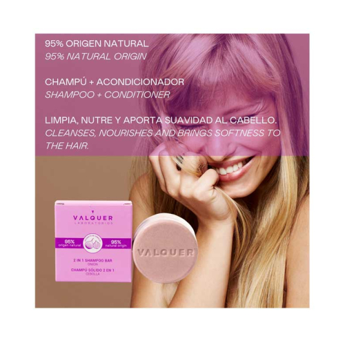 Valquer - Shampoo e Condicionador Sólido 2 em 1 - Cebola