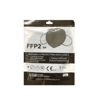 Varios - Máscara de proteção descartável FFP2 - preta