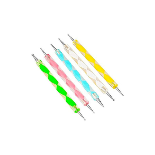 Bifull - Conjunto de ponche de unhas com pontas duplas