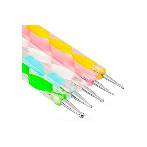 Bifull - Conjunto de ponche de unhas com pontas duplas