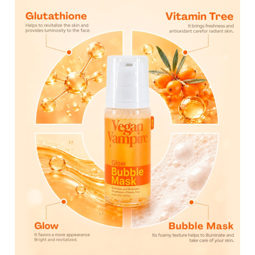 Vegan Vampire - Máscara facial Bubble - Glow