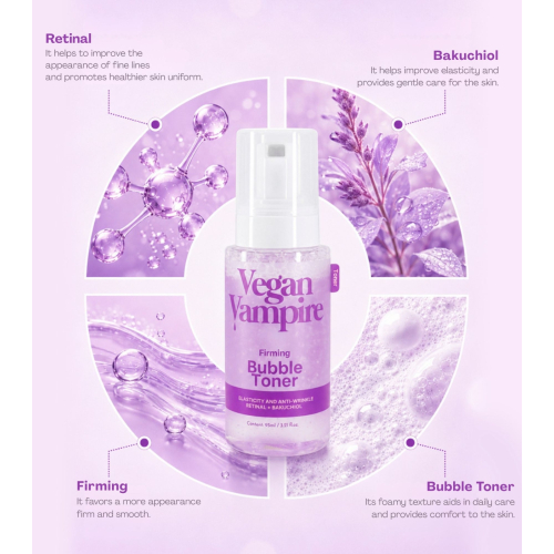 Vegan Vampire - Tónico facial Bubble - Firming