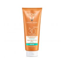 Vichy - *Capital Soleil* - Leite hidratante hidratante resistente à água com efeito de frescura 30 FPS