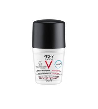 Vichy - *Homme* - Desodorante roll-on antitranspirante 48H - Pele sensível